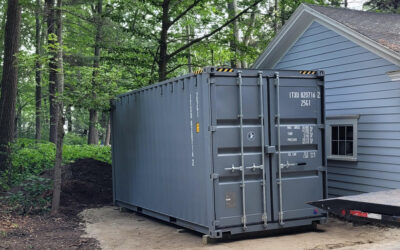 20-Foot Storage Container Delivered to Cumberland Foreside, ME