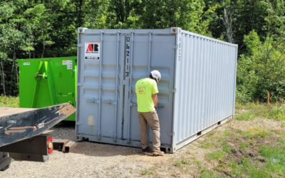 20’ Storage Container Rental Relocated to Limerick, ME