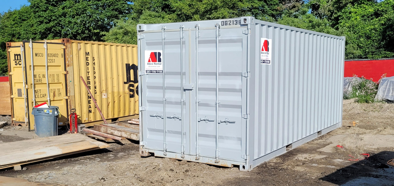 20ft storage container rental delivered to Beanpot Circle in Portland ...