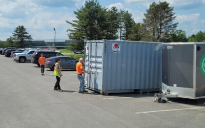 20 ft storage container rental delivered to Waterville, ME