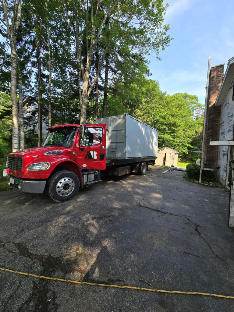 20ft Storage Container Rental Removal in Cape Elizabeth, ME