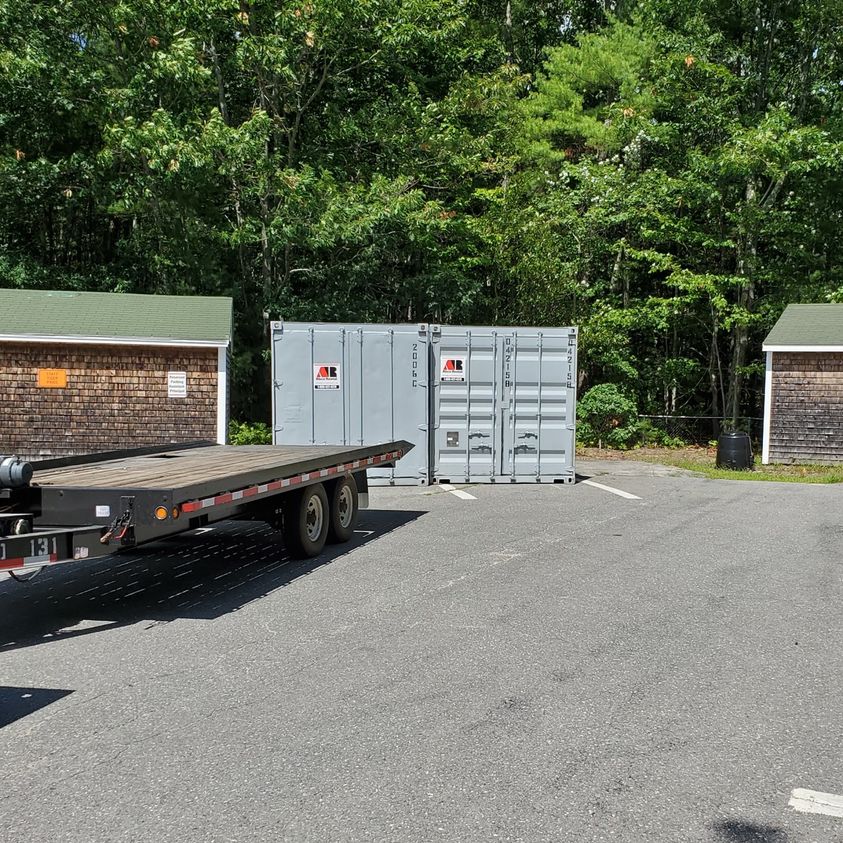 2, 20' storage container rentals sent at 09:36am Biddeford, Maine 04005.
