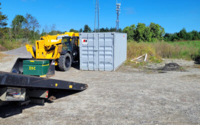 20 ft storage container rental delivered to an Electrician at The Windham Correctional