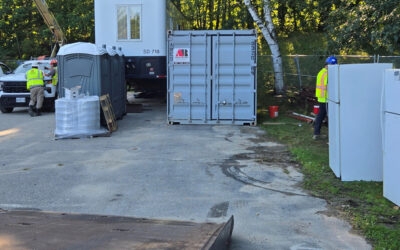 20ft Shipping Container Shuttled on site in Portland, ME