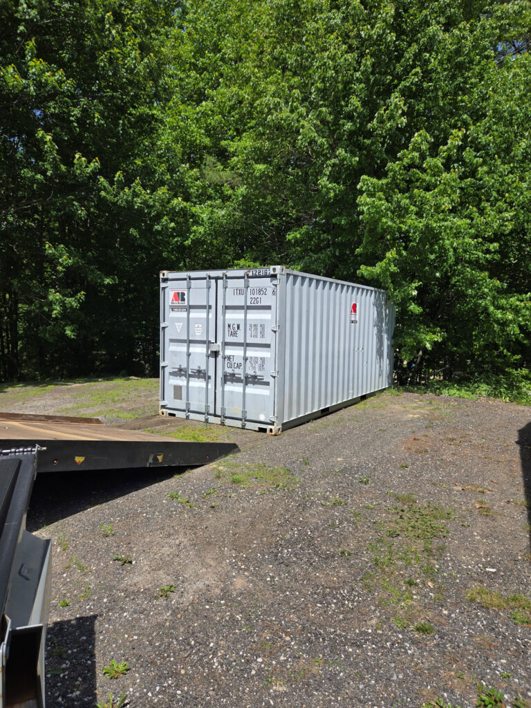 20ft Storage Container Delivered to Windham, ME