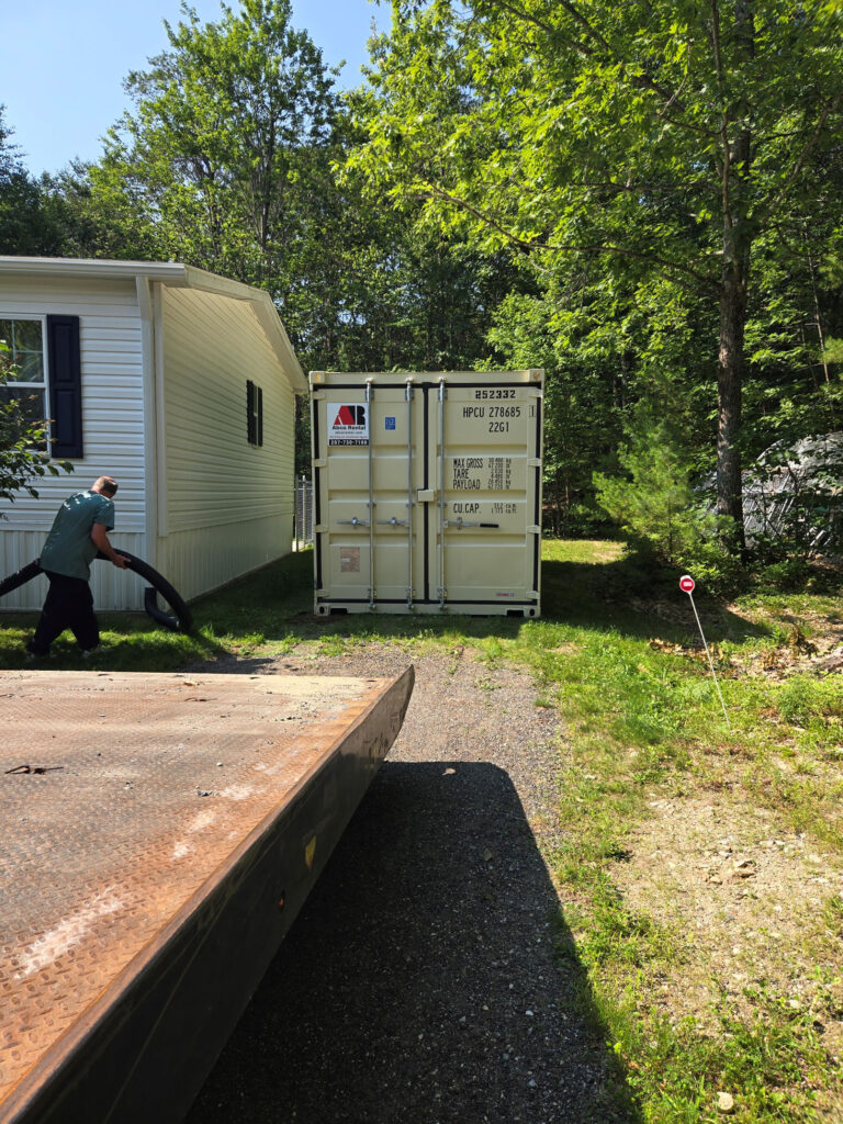 20ft Storage Container Rental Delivered to Gray, ME