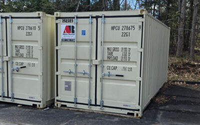 20ft Storage Container Picked Up from Residence Inn Hotel Remodel in Brunswick, Maine