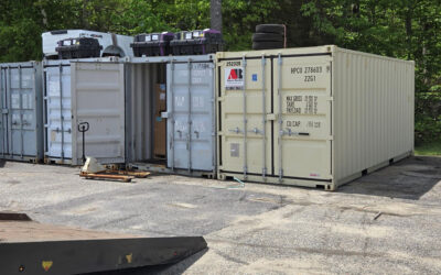 20ft Storage Container Rental Delivered to IRA Ford Storage in Saco, Maine
