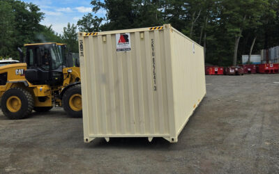 40 ft Storage Container Rental Delivered to Lawrence, MA