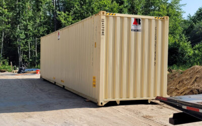 40’ High Cube storage container rental delivered to Arundel, ME