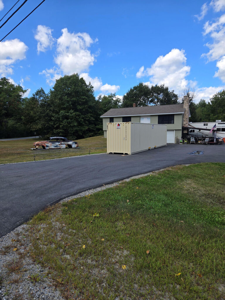  Abco Rental & Storage offers 40ft High Cube container rentals in Hollis Center, ME for residential needs.