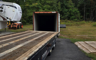 40ft Storage Container Delivered to Hollis Center, ME 04042