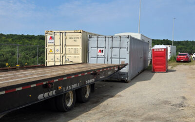 40ft Storage Container Shuttle from Lewiston to Augusta