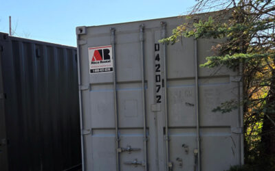 20ft Storage Container Rental Delivered to BIW in Bath, ME