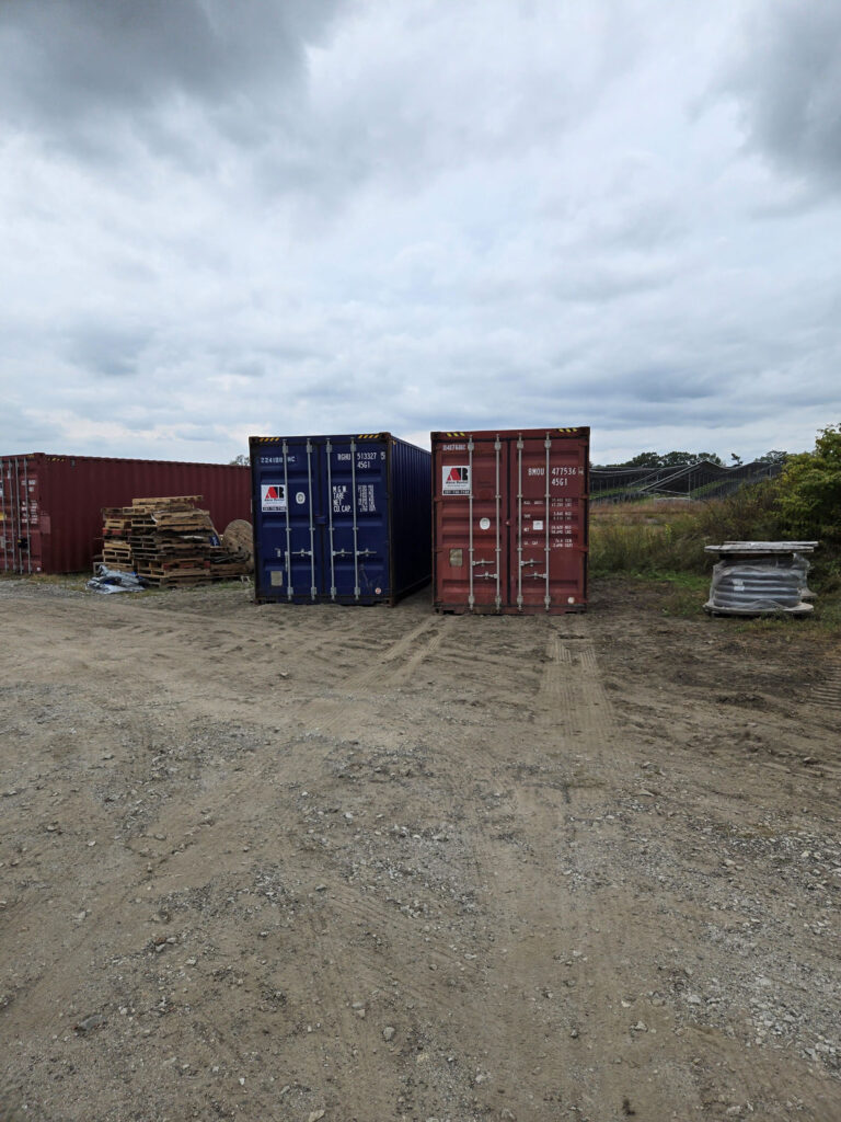 Two 40ft Storage Containers Delivered to Concord Landfill