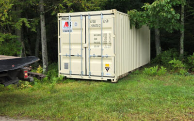 20ft Storage Container Delivered to Scarborough for Home Remodel
