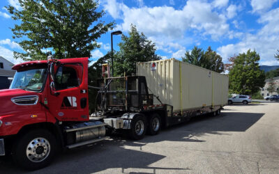40ft Storage Container Removal in North Conway, NH