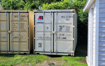 20 ft storage container rental delivered to York Beach, Maine