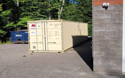 40’ storage container from Mexico, ME to Lisbon, ME
