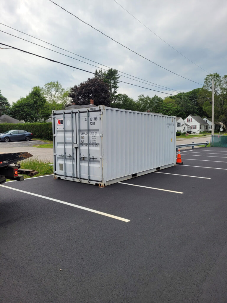 Abco Rental & Storage, Inc. provided a 20’ storage container rental to a business in South Portland, ME