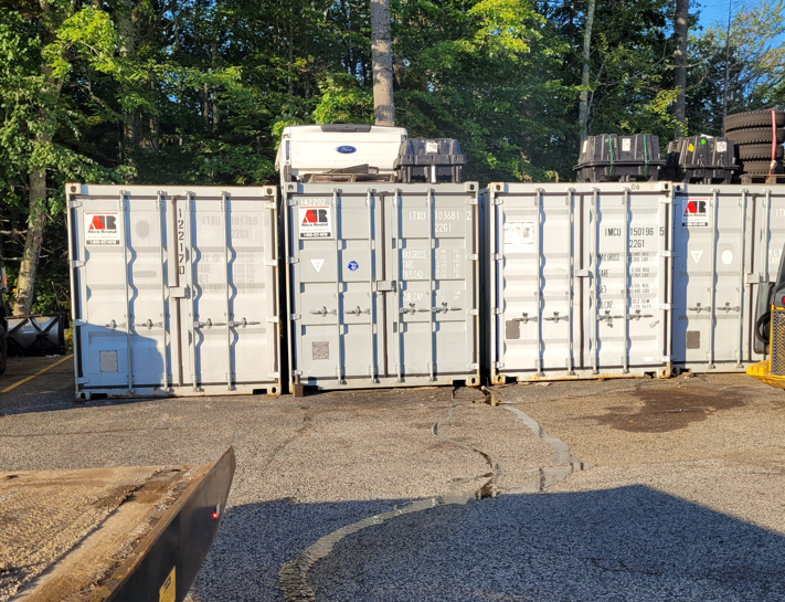 Delivered another 20 ft storage unit for parts storage to Portland Rd., Saco, ME 04072.