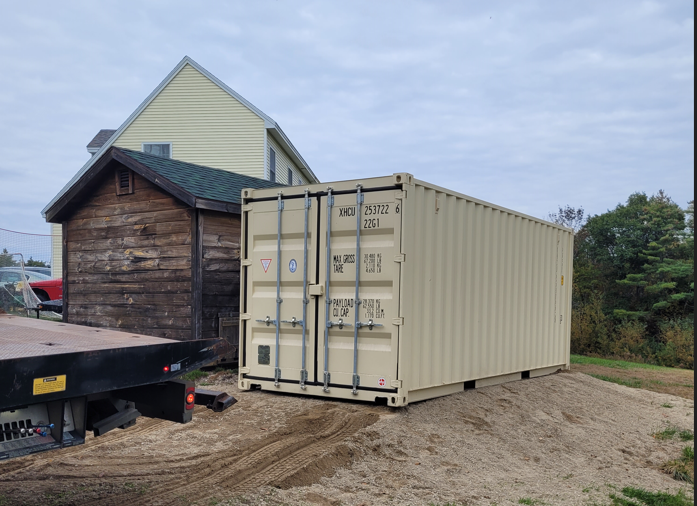 Sold a New 20’ to a home owner in Windham, ME for extra storage.