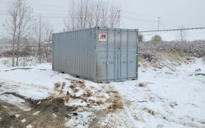 20 ft storage container rental delivered to Caribou, ME
