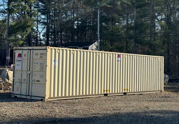 40' storage container rental delivery to Westford, MA