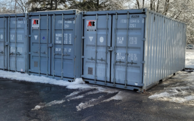 20’ storage rental delivered to Freeport, Maine
