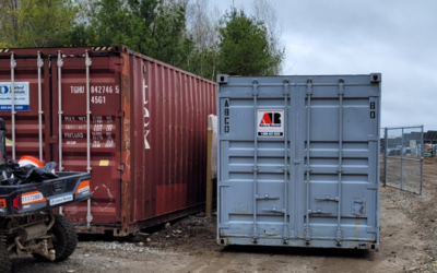 40 ft storage container rental delivered to Gray, ME 04039