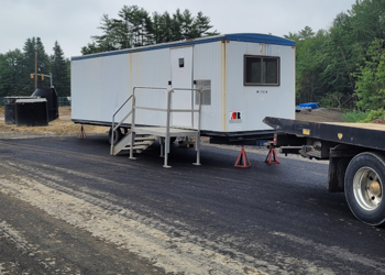 8×32’ Office Trailer delivered to Scarborough, Me.