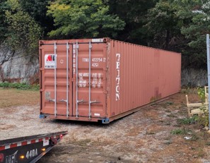 Graybar Electric rented a 40’ mobile storage container in Portland, Maine for Sargent Electric Storage to store electrical supplies.