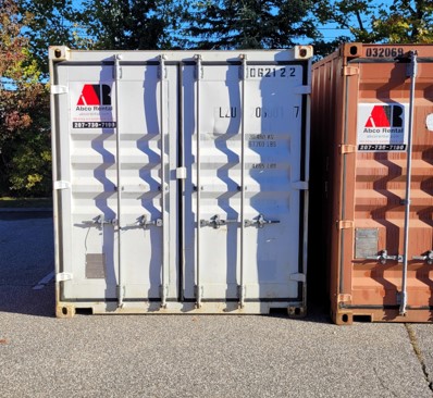 This is the 4th, 20’ storage container rental that was sent to a hotel remodeling project in Bedford, NH 03110.