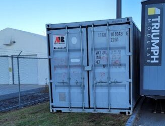 20ft storage container rental delivered to Portland, ME 04103