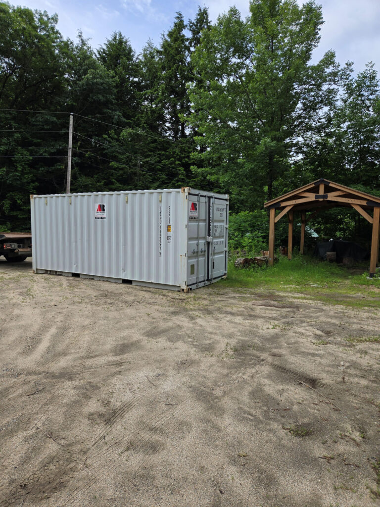 A 20ft storage container rental was recently delivered in Casco, ME to support a garage clean-out project. This on-site storage solution gives homeowners a simple and secure way to sort, store, and organize items during a cleanup or renovation.

Whether you are clearing out a garage, preparing for a remodel, or just creating more room around your home, a 20ft container provides the extra space you need right on your property.

Ideal for Garage Clean-Out Projects
Garage clean-outs often uncover more items than expected. A storage container rental makes the process easier by giving you a nearby place to store:

Tools and equipment

Holiday decorations

Outdoor furniture

Sports gear

Seasonal items

Boxes and household belongings

With a container delivered directly to your location in Casco, ME, you can work at your own pace without worrying about constant trips to a storage facility.

Why Choose a 20ft Storage Container?
A 20ft storage container is a great option for residential storage projects because it offers:

Plenty of space for garage contents

Easy access during sorting and organizing

Secure on-site storage

Flexible short-term or long-term use

Convenient delivery and pickup

Serving Casco, ME and Nearby Areas
If you need a storage container rental in Casco, ME for a garage clean-out, home project, or temporary storage need, a 20ft container is a practical solution for keeping your property organized and clutter-free.