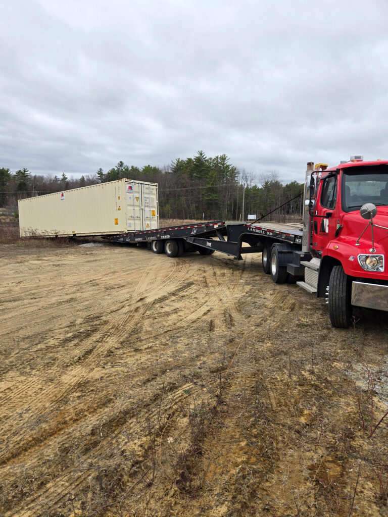 40’ High Cube Storage Container Pickup – Turner, ME