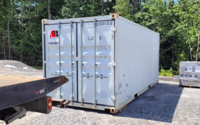 20 ft storage container rental delivered to Topshom, Maine