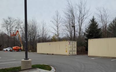 New 40’ high cube container rental delivered to Bangor Maine