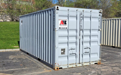 20ft Storage Container Long-Term Rental Delivered in Bath, Maine for 5-Year Electrical Project