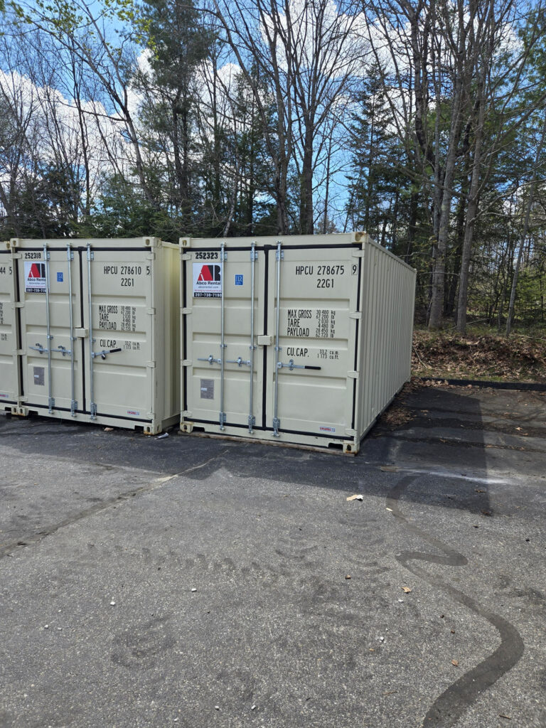 portable storage container hotel renovation in Brunswick ME
