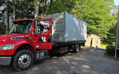 20ft Storage Container Rental Removal in Cape Elizabeth, ME