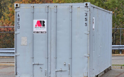 20ft Storage Container Delivery for Winter Salt Storage in Biddeford, ME