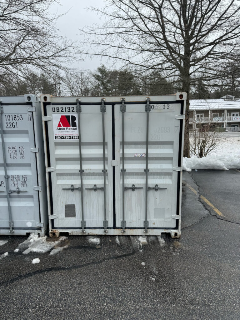 4 more 20ft storage container rentals were delivered to the Hotel 44 North in Freeport, Maine.