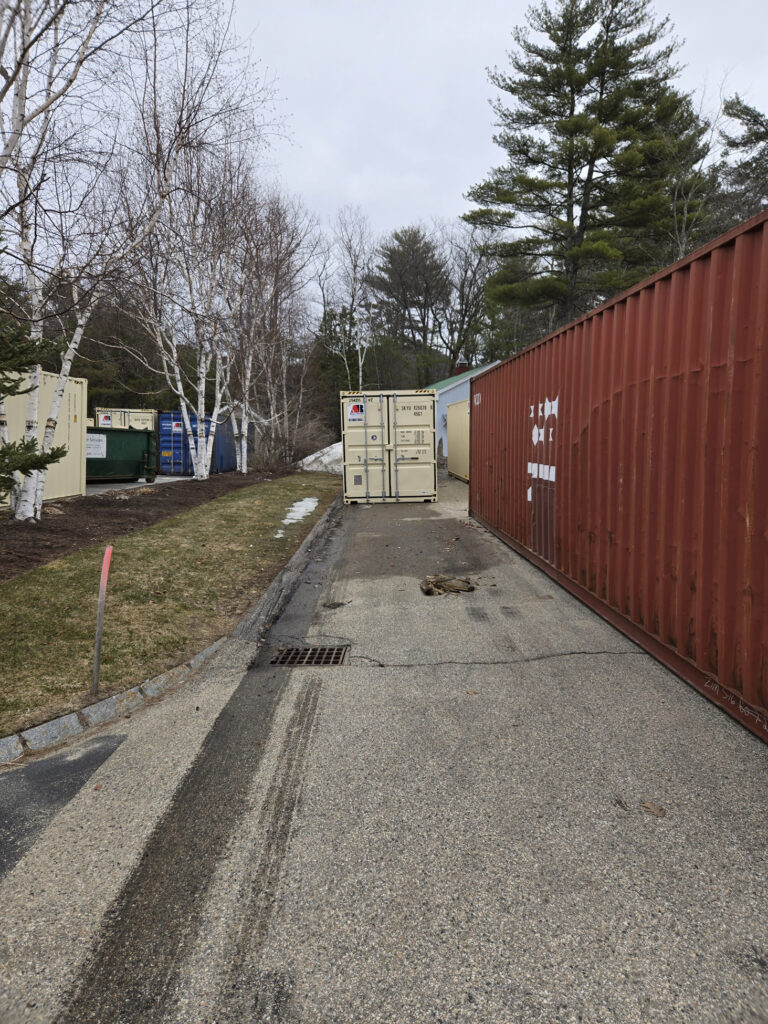 40ft storage container rental delivered to North Conway, NH
