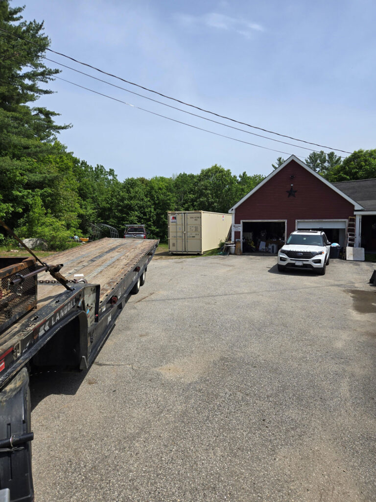 40ft High Cube Storage Container Delivered to Oxford, ME for Extra Storage