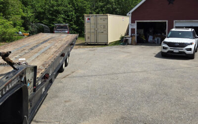 40ft High Cube Storage Container Delivered to Oxford, ME for Extra Storage