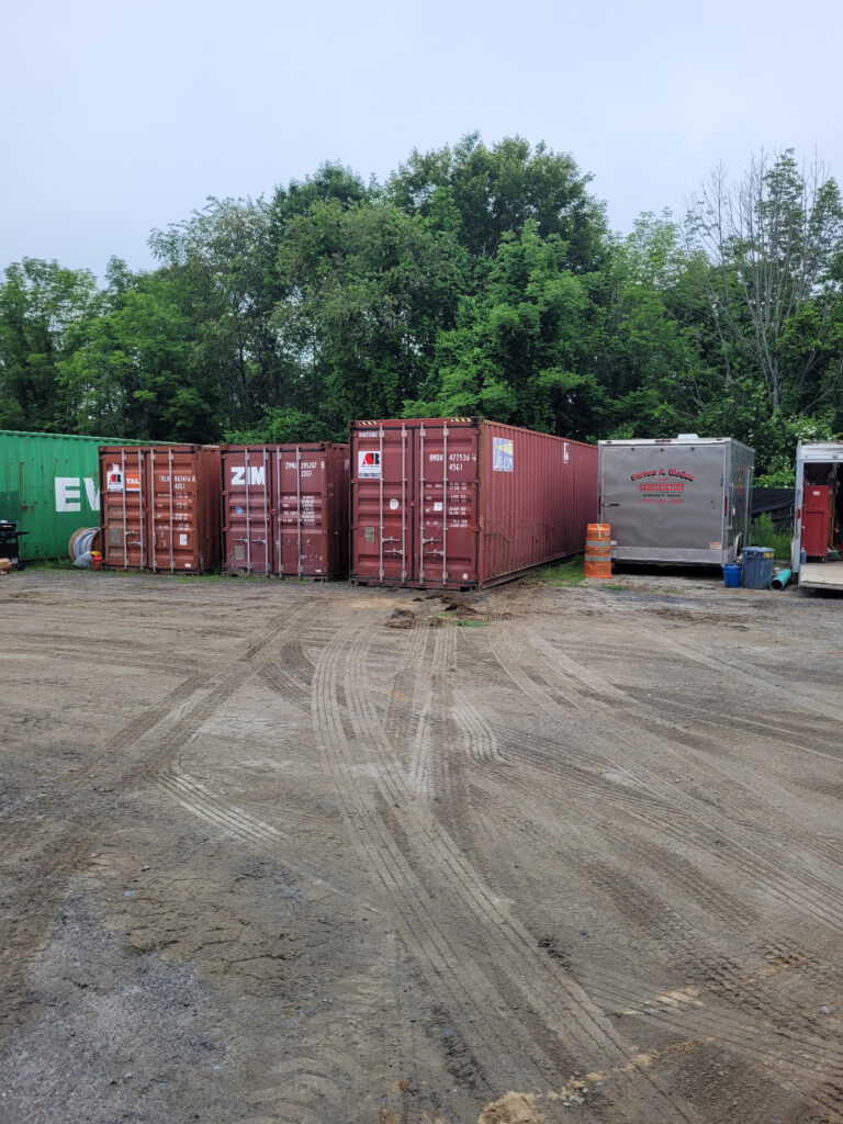 Abco Rental & Storage, Inc. just dropped off a 40ft storage container rental for Sargent Electric at Colby College in Waterville, ME.