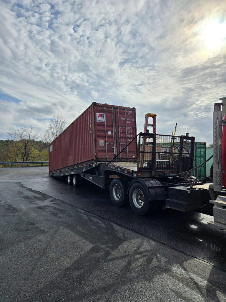 40ft storage container rental Augusta, ME by Abco Rental & Storage, inc